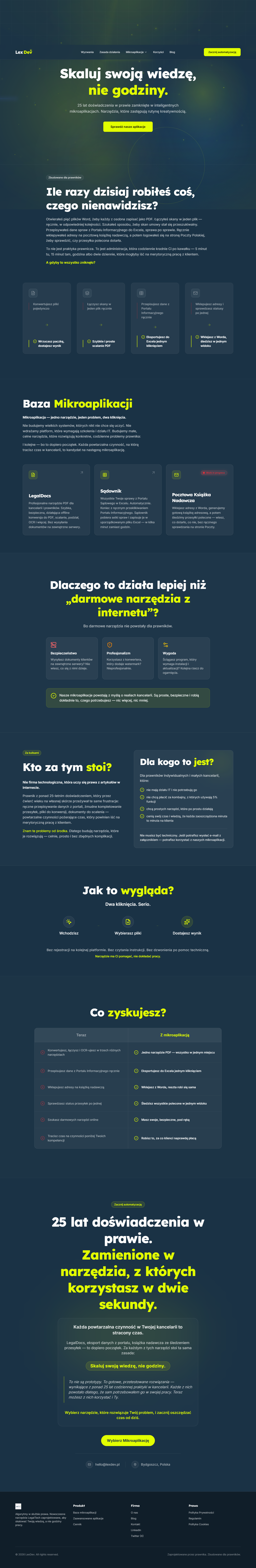 LexDev - platforma dla deweloperów