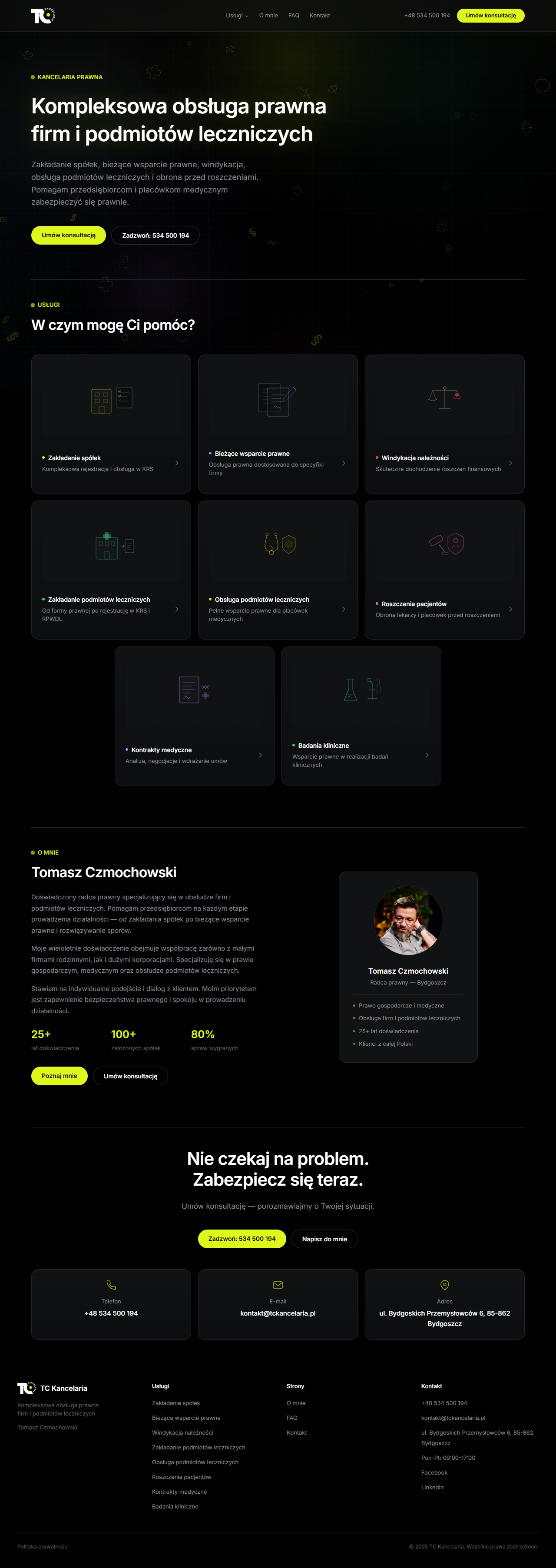 TC Kancelaria - strona kancelarii prawnej